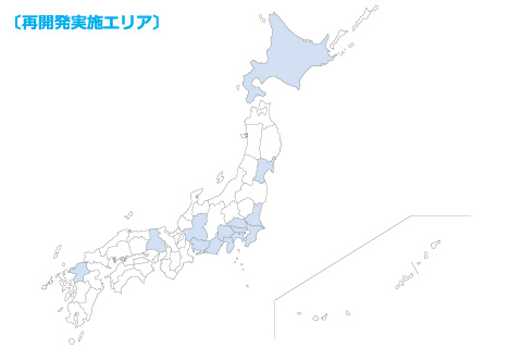 実施場所日本地図